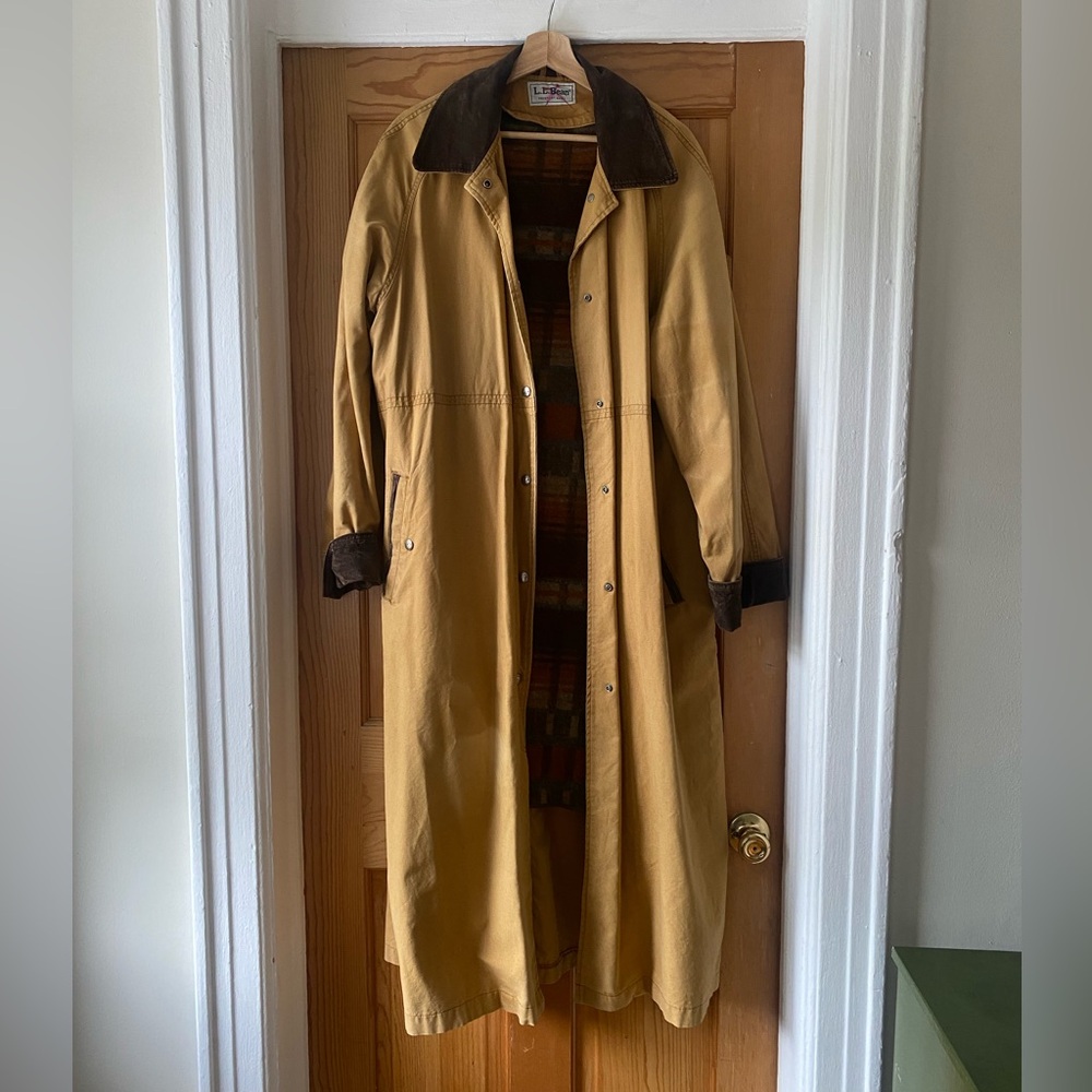 L.L. Bean Canvas Duster Outerwear